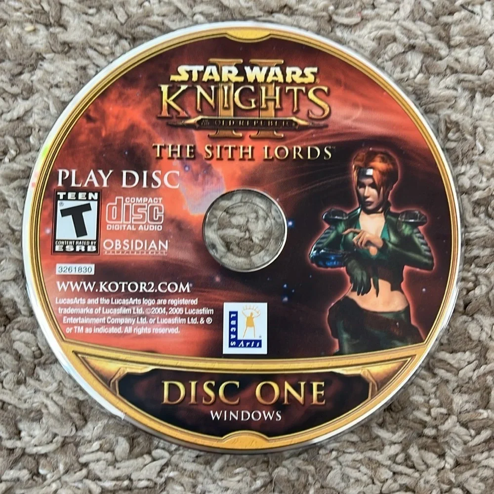 Star Wars Knights PC Games The Sith Lords - Set of 4